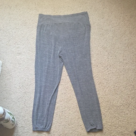 SHEIN Heather Gray Knit Lounge Maternity Pants - Picture 6 of 6